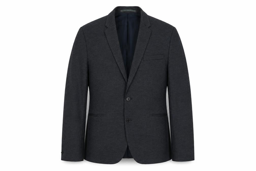 Burton Mens Blue Viscose Jacket Suit Jacket Size M Regular