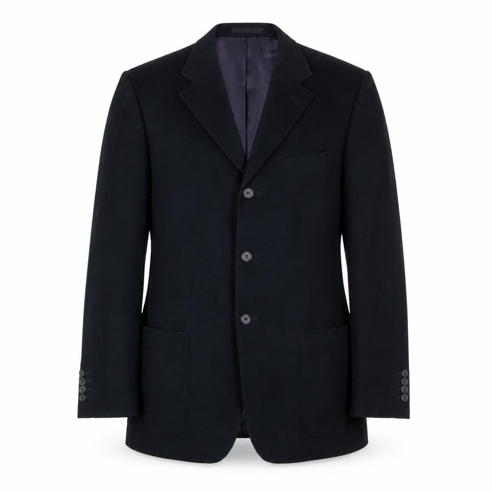 Marks & Spencer Mens Blue Cotton Jacket Suit Jacket Size 40 Regular
