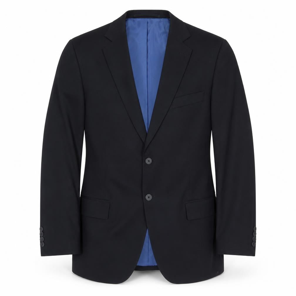 Marks & Spencer Mens Blue Polyester Jacket Suit Jacket Size 42 Regular
