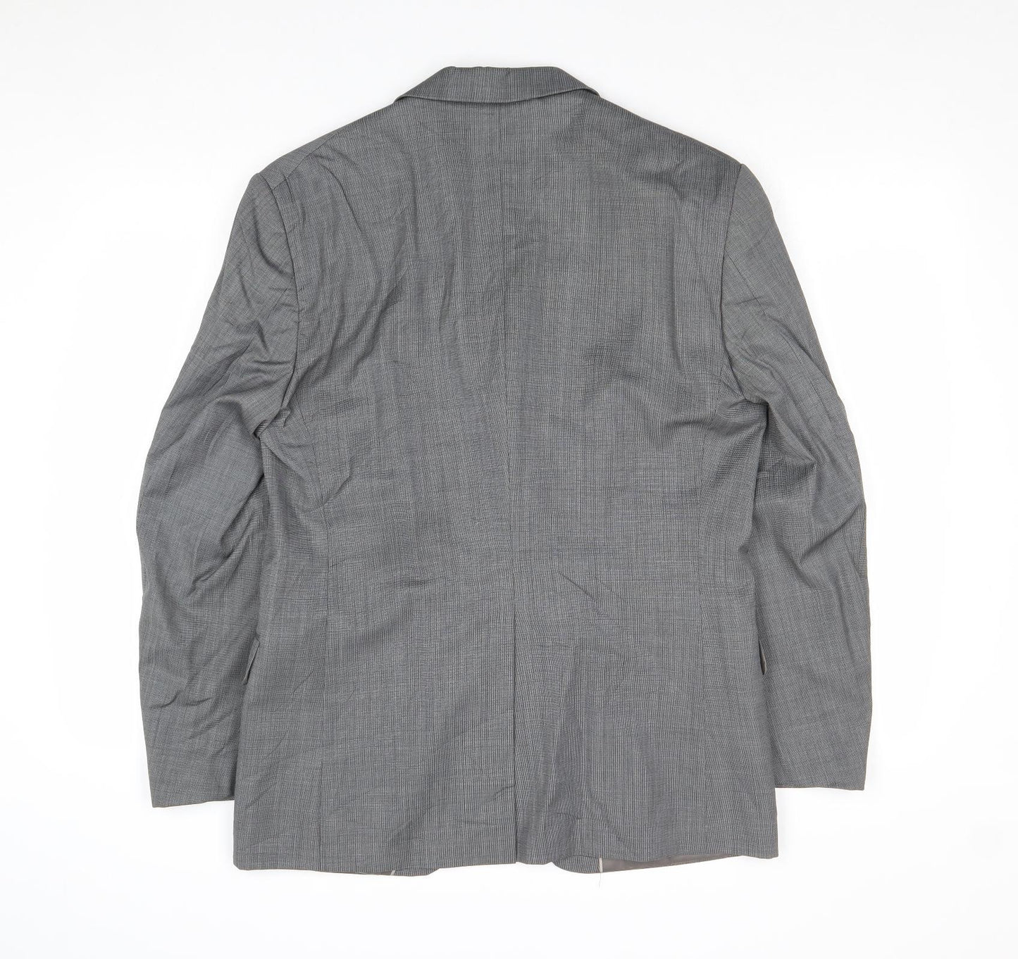 Marks and Spencer Mens Grey Wool Jacket Suit Jacket Size 38 Regular