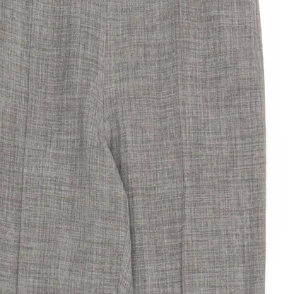 EWM Womens Grey Polyester Trousers Size 12 Regular