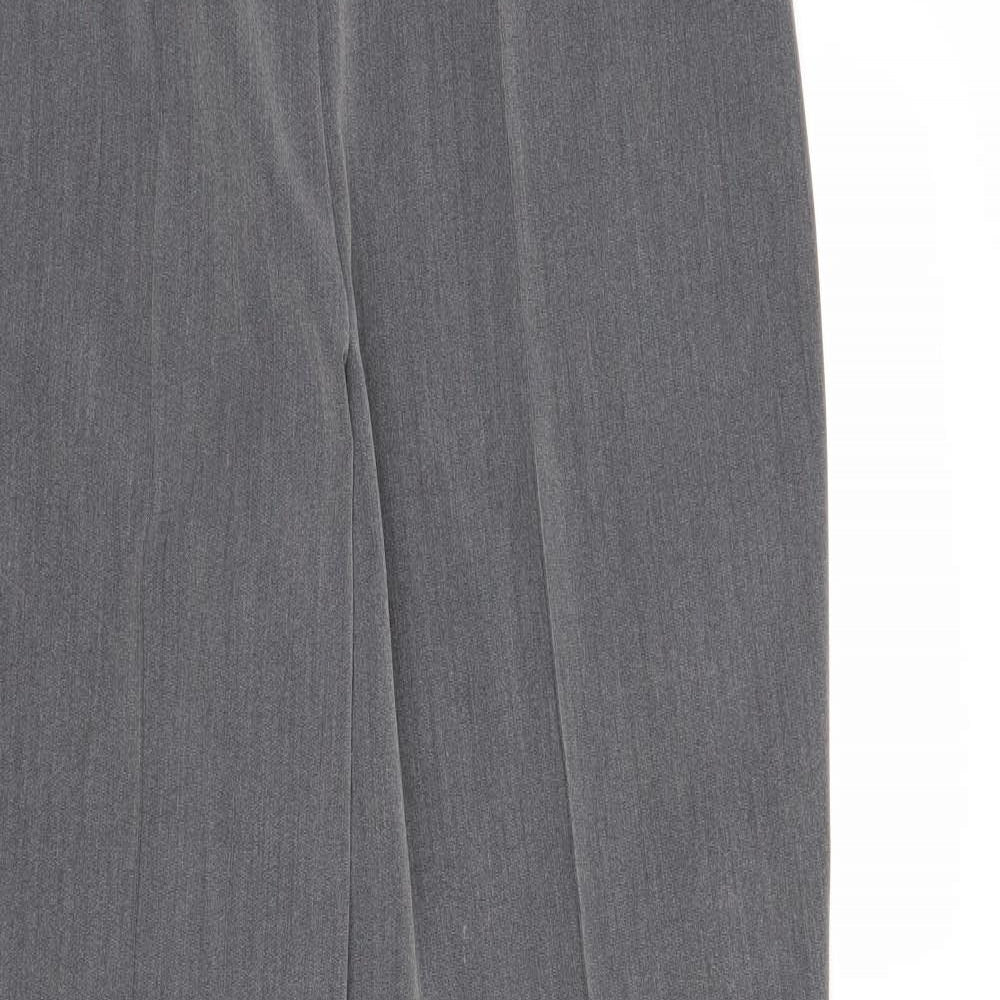 Vida Vi Womens Grey Polyester Trousers Size 14 Regular