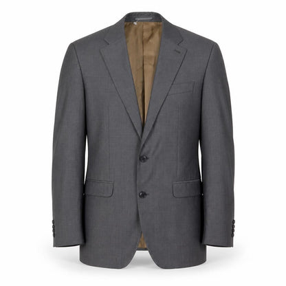 Woolmark Mens Grey Polyester Jacket Suit Jacket Size 40 Regular