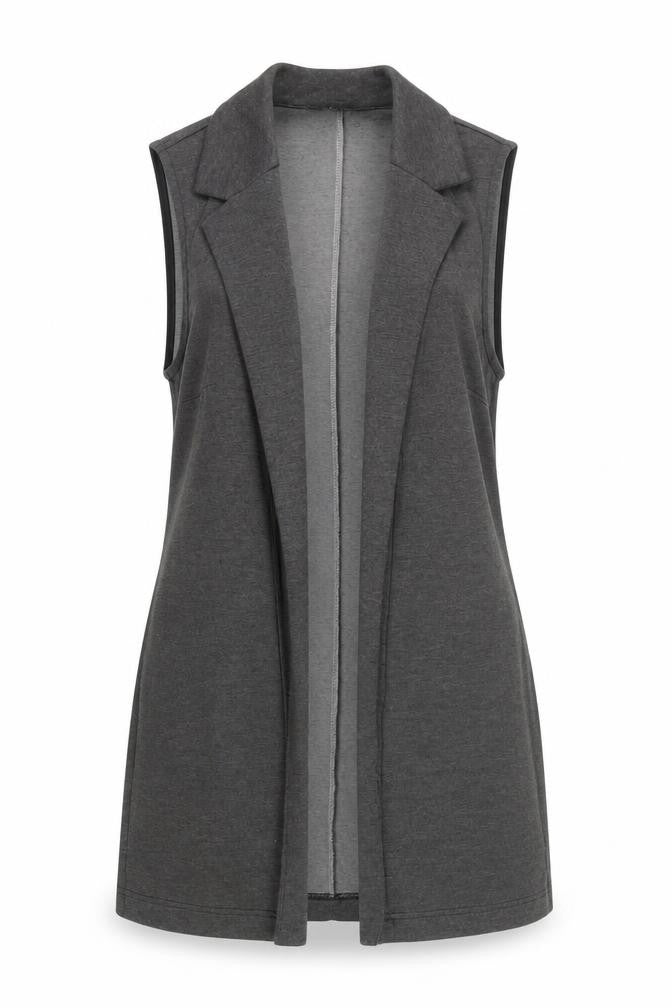 New Look Womens Grey Gilet Jacket Size 8