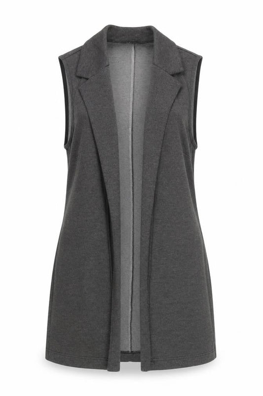New Look Womens Grey Gilet Jacket Size 8