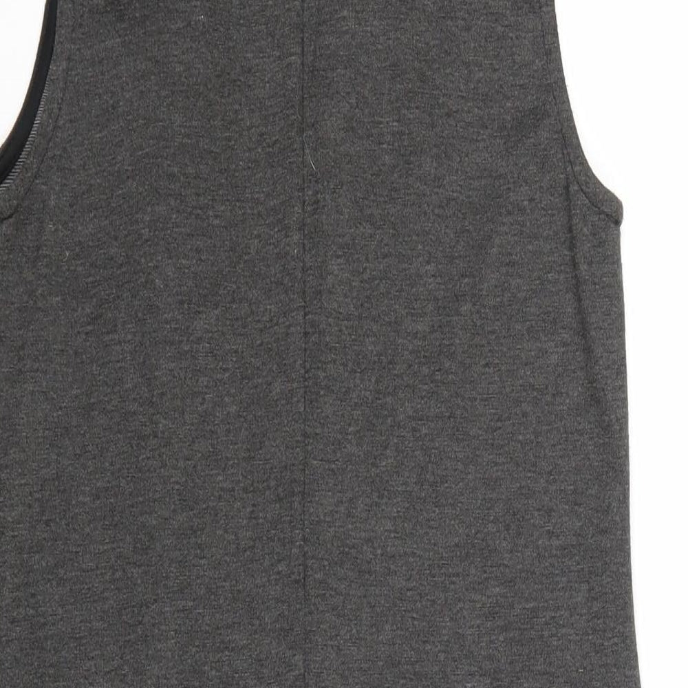 New Look Womens Grey Gilet Jacket Size 8
