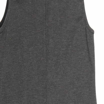 New Look Womens Grey Gilet Jacket Size 8
