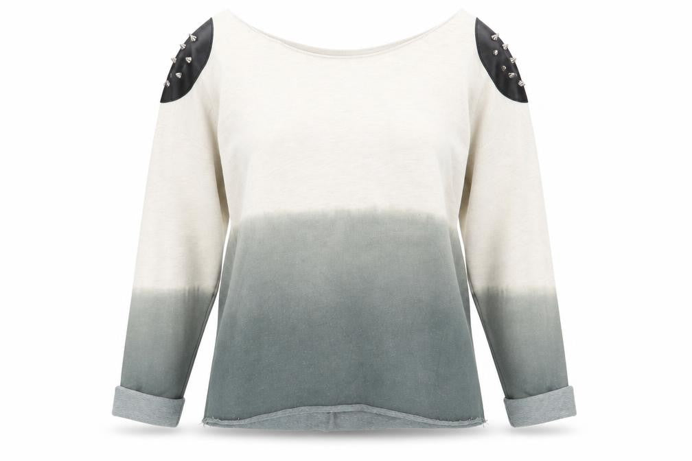 Topshop Womens Multicoloured Cotton Pullover Sweatshirt Size 6 Pullover