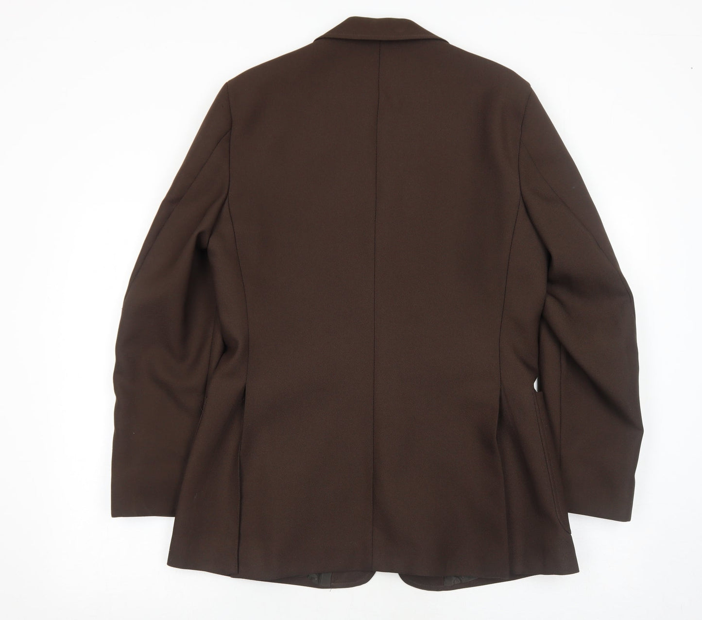 Foster Mens Brown Polyester Jacket Blazer Size 40 Regular