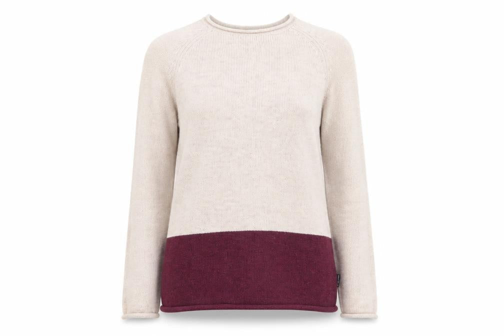 Shore Leave Womens Pink Round Neck Polyester Pullover Jumper Size S