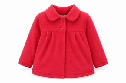 Blue Zoo Girls Red Jacket Size 3-4 Years Button