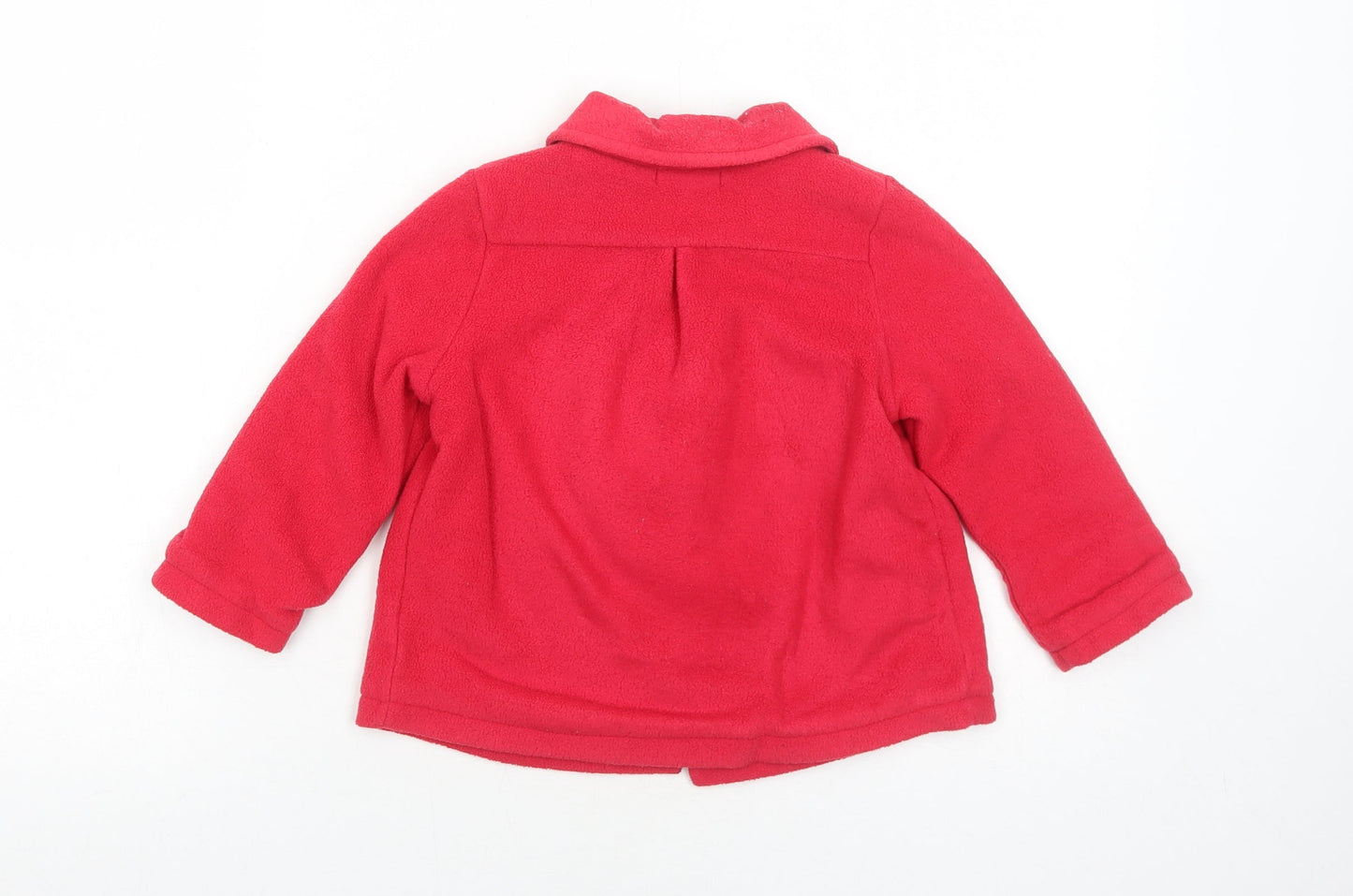 Blue Zoo Girls Red Jacket Size 3-4 Years Button