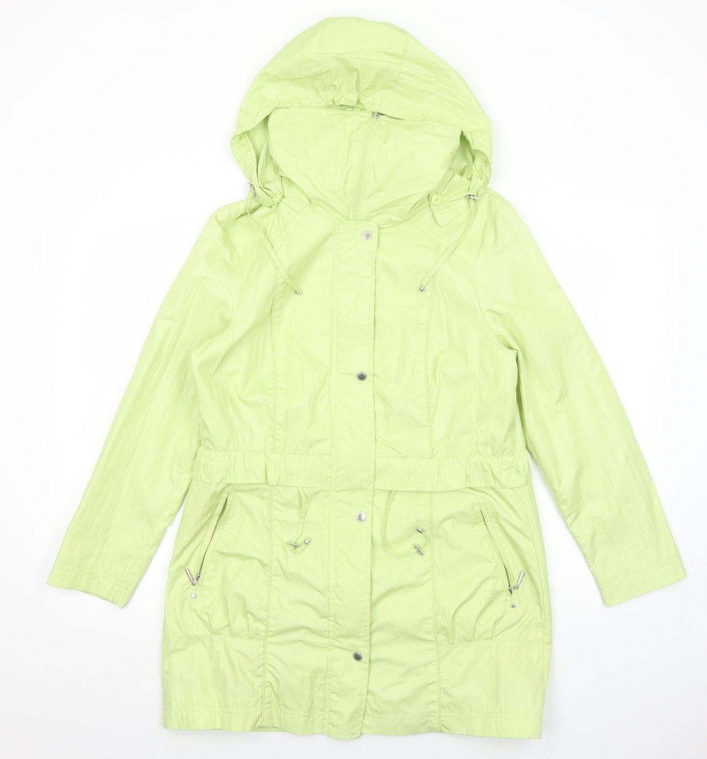 Bonmarché Womens Green Jacket Size 10 Zip