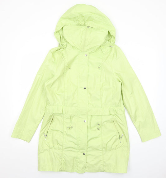 Bonmarché Womens Green Jacket Size 10 Zip
