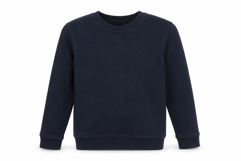 Marks & Spencer Boys Blue Cotton Pullover Sweatshirt Size 9-10 Years Pullover