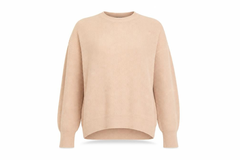 Primark Womens Pink Round Neck Acrylic Pullover Jumper Size S