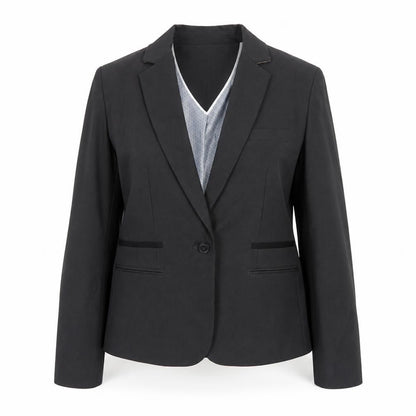 Next Womens Grey Polyester Jacket Suit Jacket Size 10