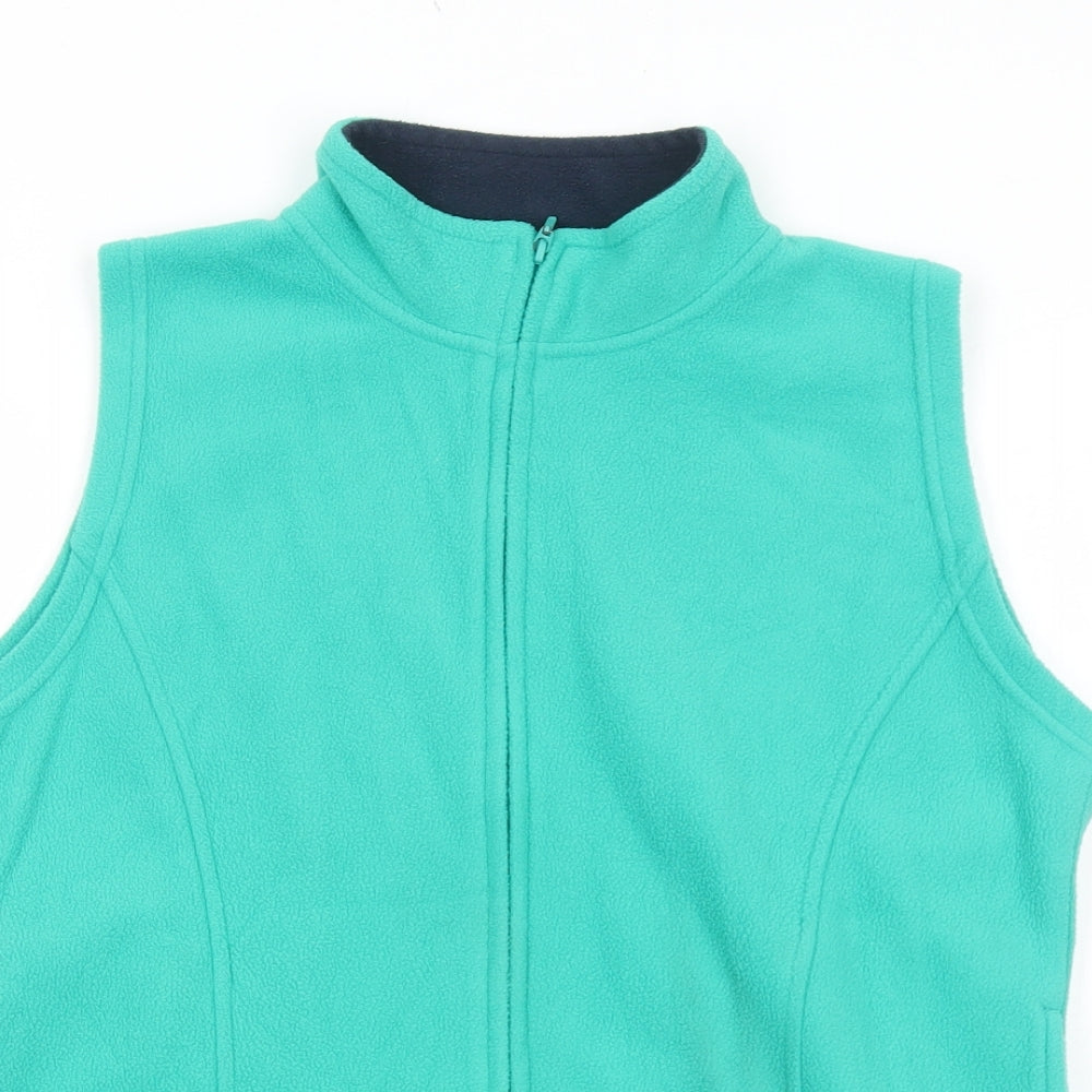 EWM Womens Green Gilet Jacket Size M Zip