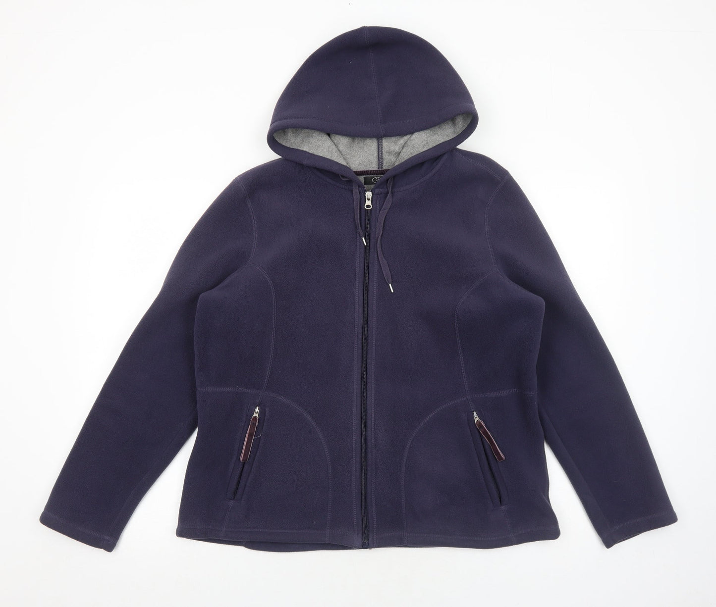 Bonmarché Womens Purple Jacket Size M Zip