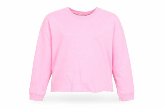 Miss Selfridge Womens Pink Cotton Pullover Sweatshirt Size 4 Pullover