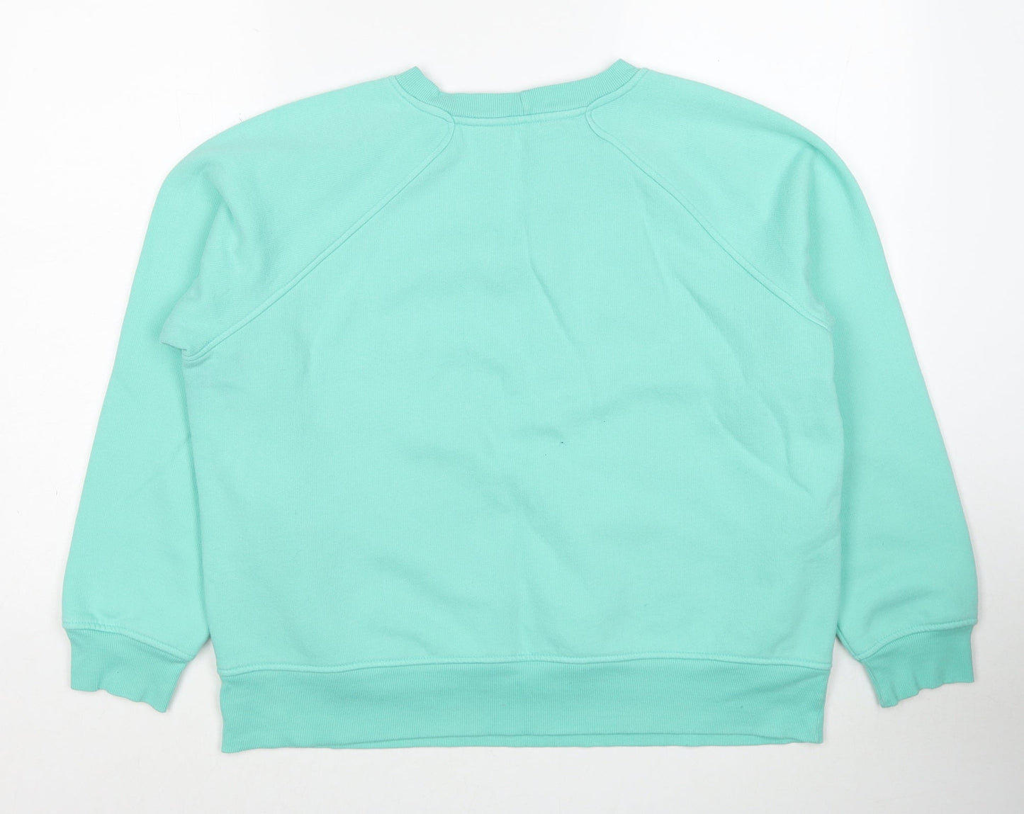 Marks and Spencer Womens Blue Polyester Pullover Sweatshirt Size 14 Pullover