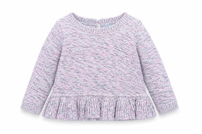 Gap Girls Multicoloured Geometric Cotton Pullover Jumper Size 12-18 Months Button