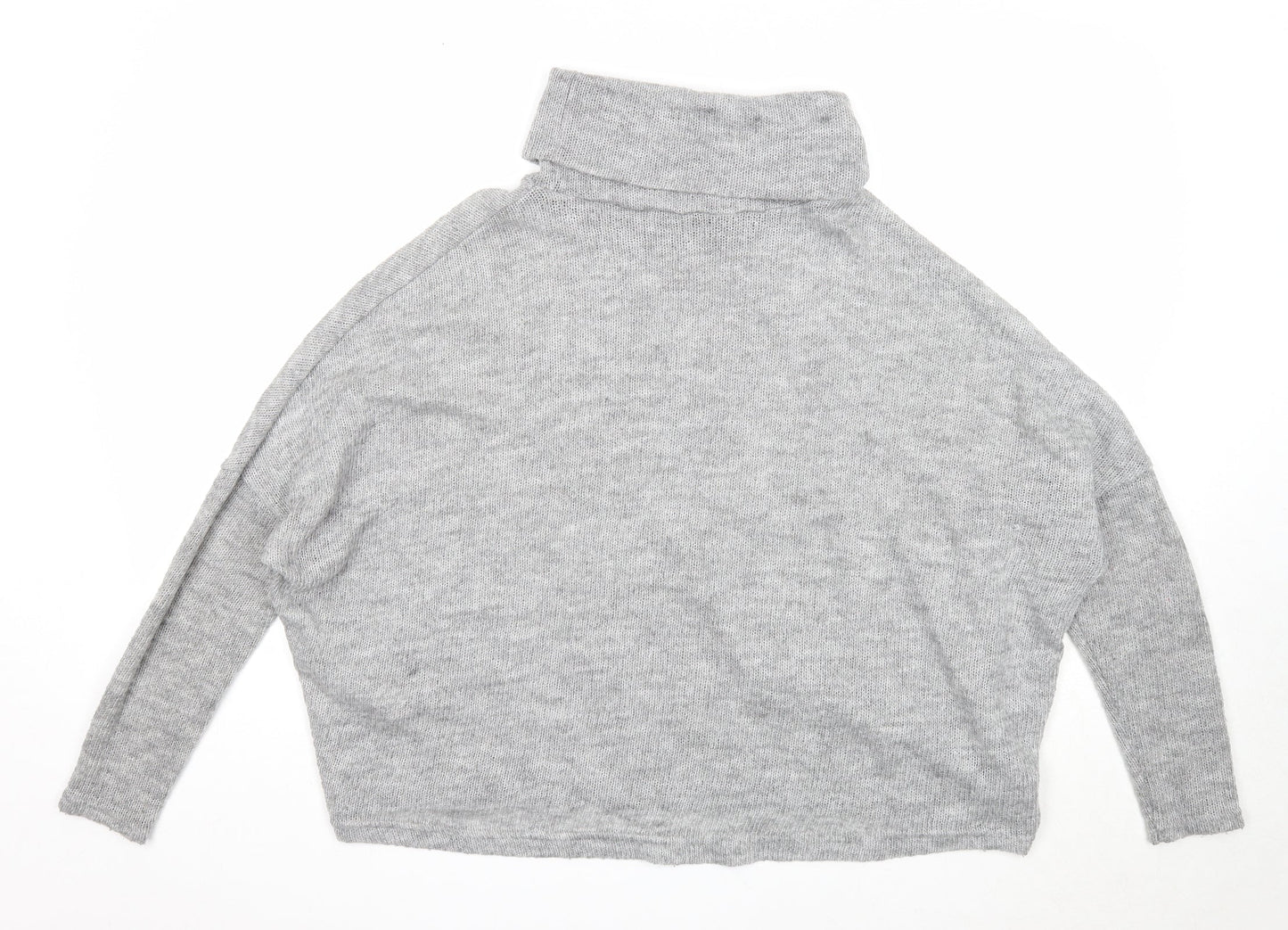Atmosphere Womens Grey Roll Neck Acrylic Pullover Jumper Size M