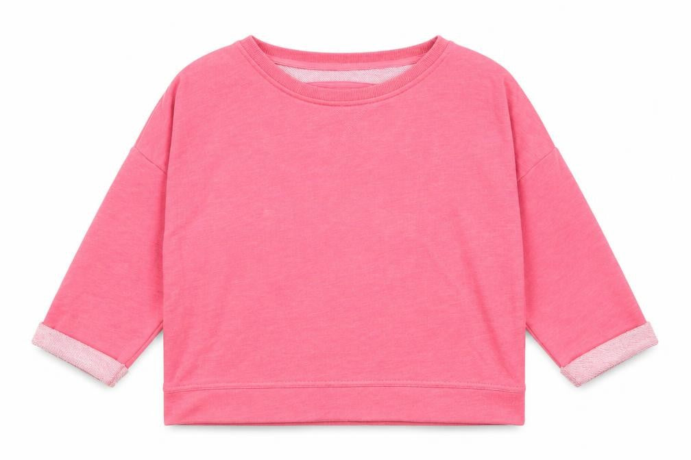 Atmosphere Womens Pink Polyester Pullover Sweatshirt Size 6 Pullover