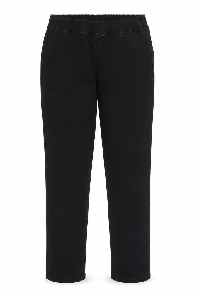 Miso Womens Black Viscose Trousers Size 18 Regular