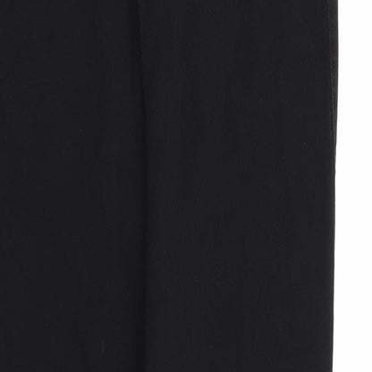 Miso Womens Black Viscose Trousers Size 18 Regular
