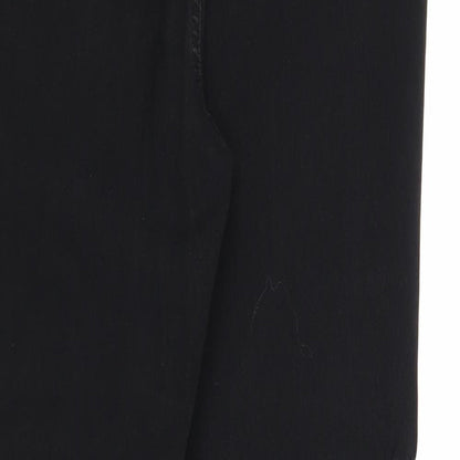 Miso Womens Black Viscose Trousers Size 18 Regular