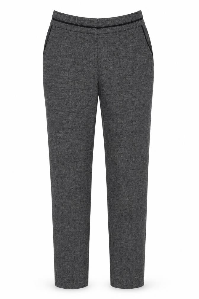 George Womens Grey Polyester Trousers Size 8 Regular Zip