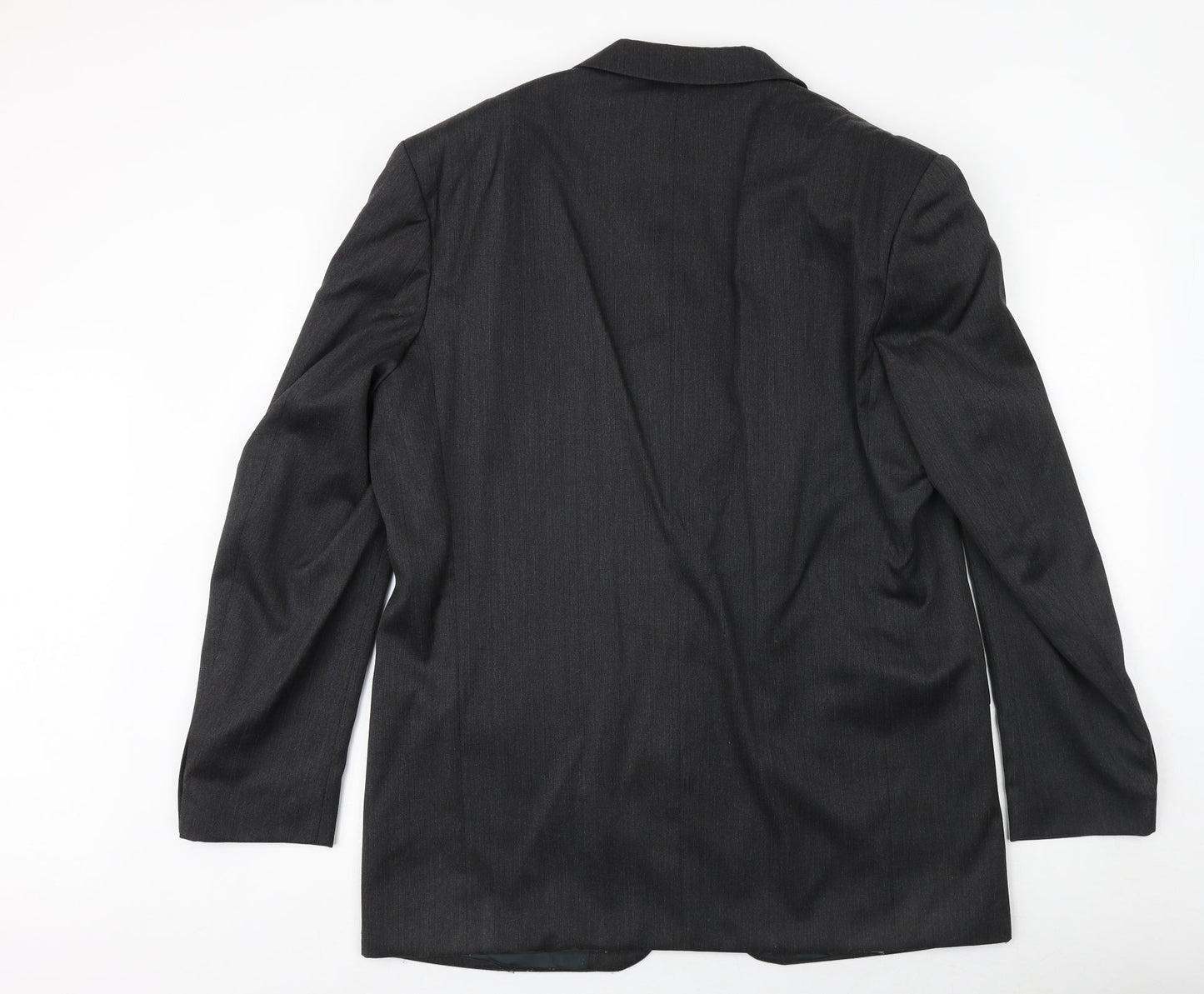 Horne Brothers Mens Grey Polyester Jacket Suit Jacket Size 44 Regular