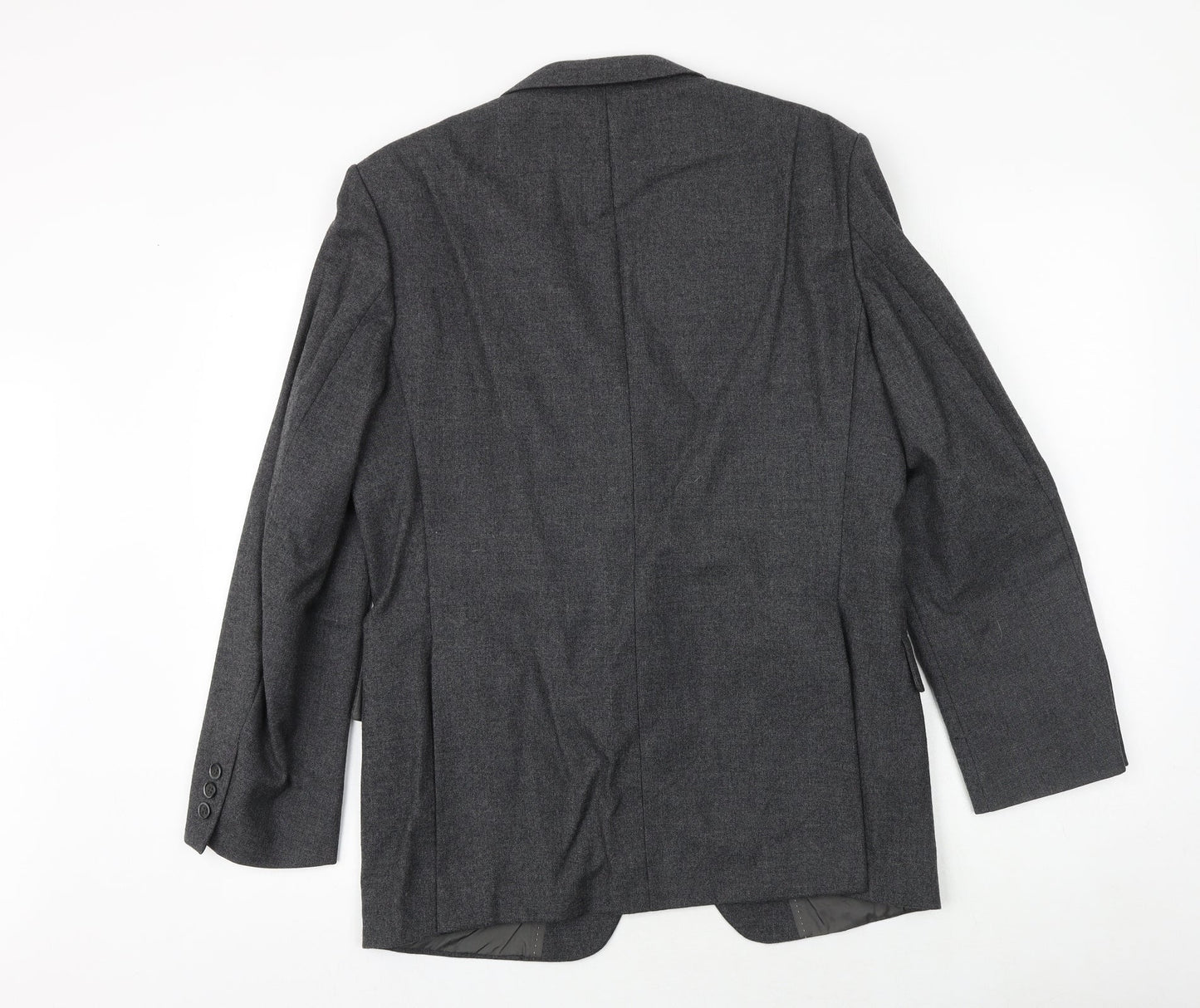 Debenhams Mens Grey Wool Jacket Suit Jacket Size 40 Regular