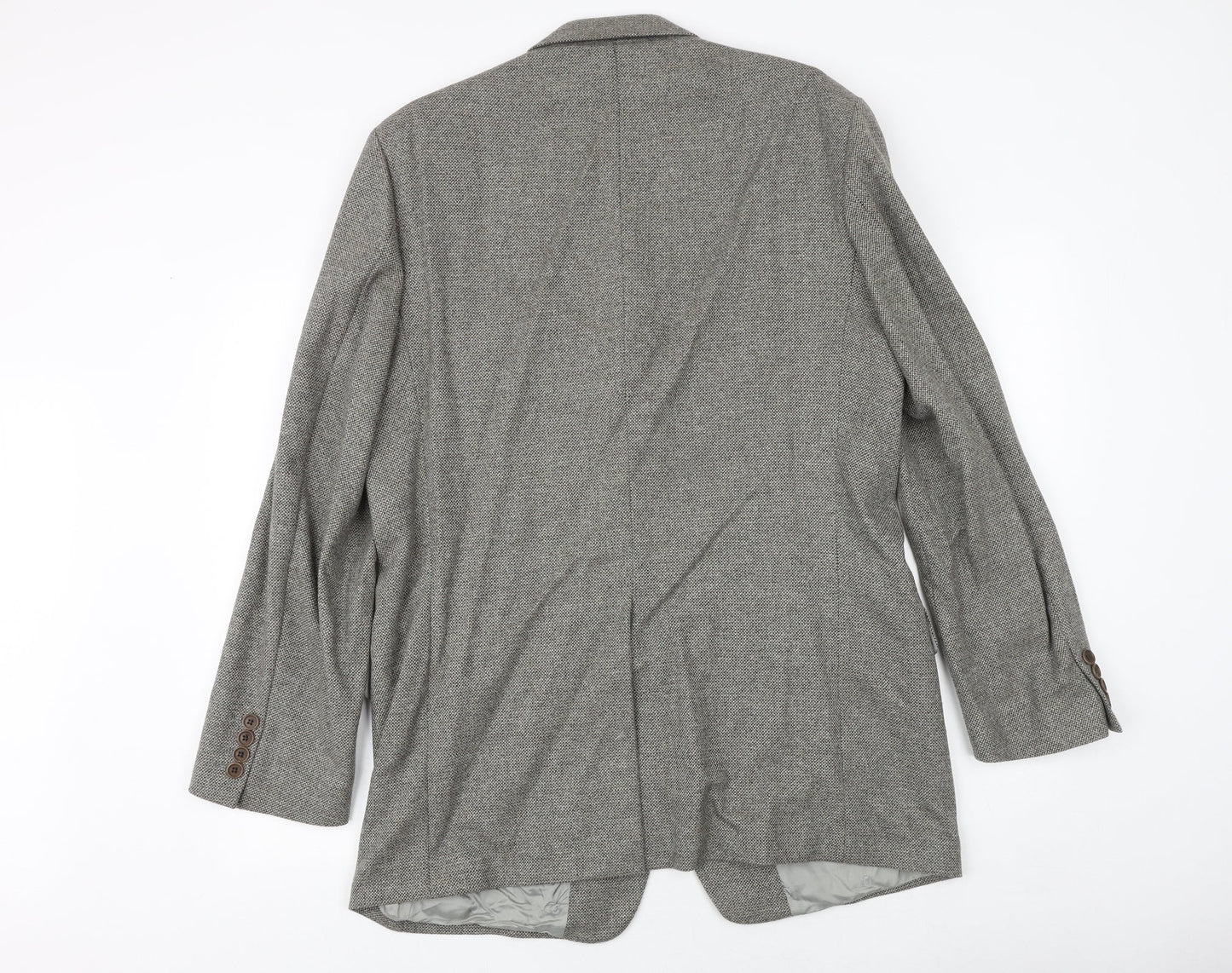 Marks and Spencer Mens Brown Wool Jacket Blazer Size 42 Regular