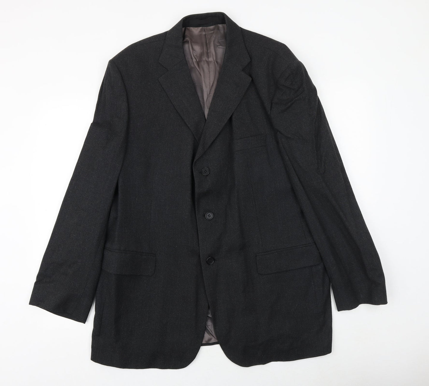 Marks and Spencer Mens Grey Wool Jacket Suit Jacket Size 44 Regular