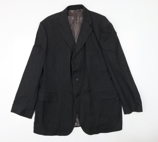 Marks and Spencer Mens Grey Wool Jacket Suit Jacket Size 44 Regular