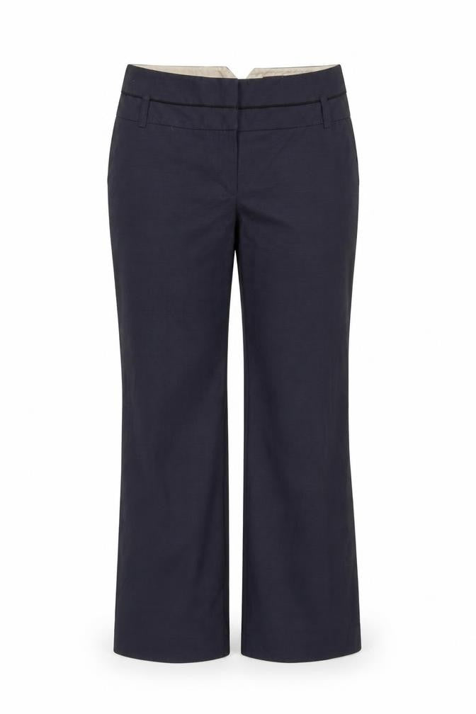 NEXT Womens Blue Polyester Dress Pants Trousers Size 10 Regular Zip
