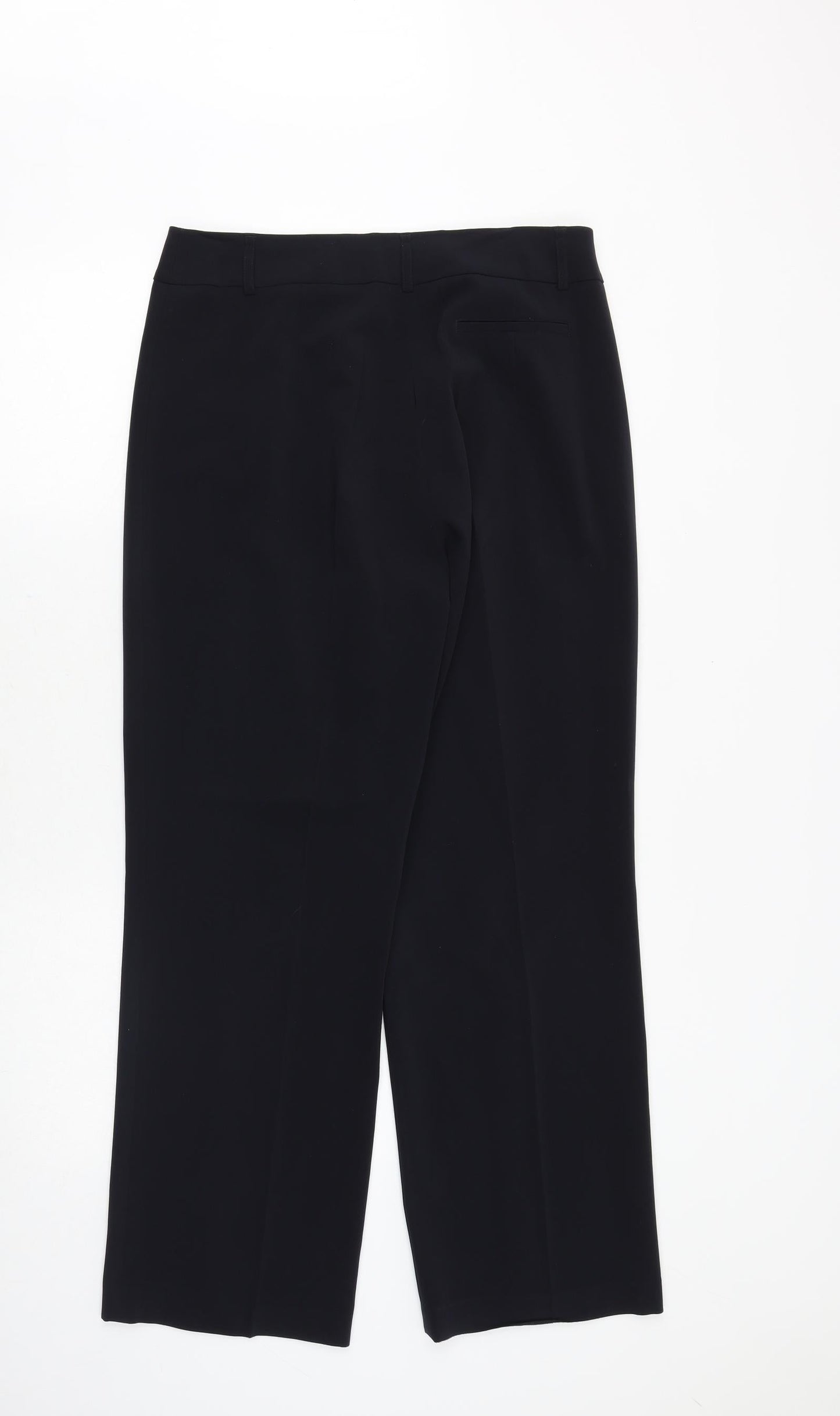 Gerry Weber Womens Blue Polyester Trousers Size 14 Regular Zip