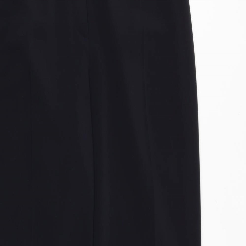 Gerry Weber Womens Blue Polyester Trousers Size 14 Regular Zip