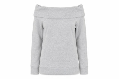 Select Womens Grey Boat Neck Polyester Pullover Jumper Size 12