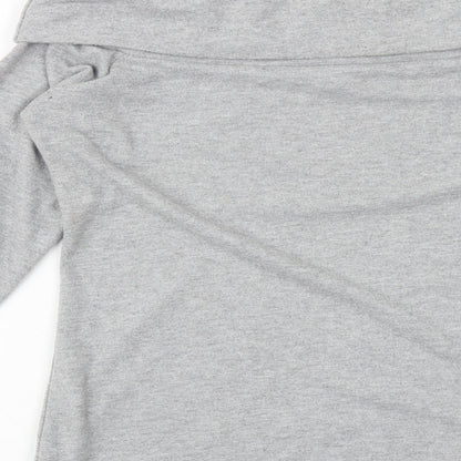 Select Womens Grey Boat Neck Polyester Pullover Jumper Size 12