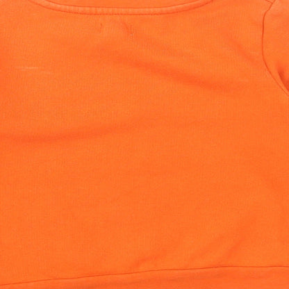 River Island Boys Orange Cotton Pullover Sweatshirt Size 2-3 Years Pullover