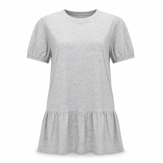 H&M Womens Grey Viscose Jumper Dress Size XS Round Neck Pullover