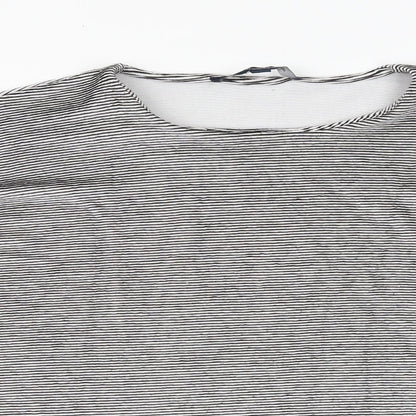 French Connection Womens Black Round Neck Viscose Pullover Jumper Size S