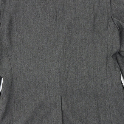 Next Mens Grey Polyester Jacket Suit Jacket Size 40 Regular