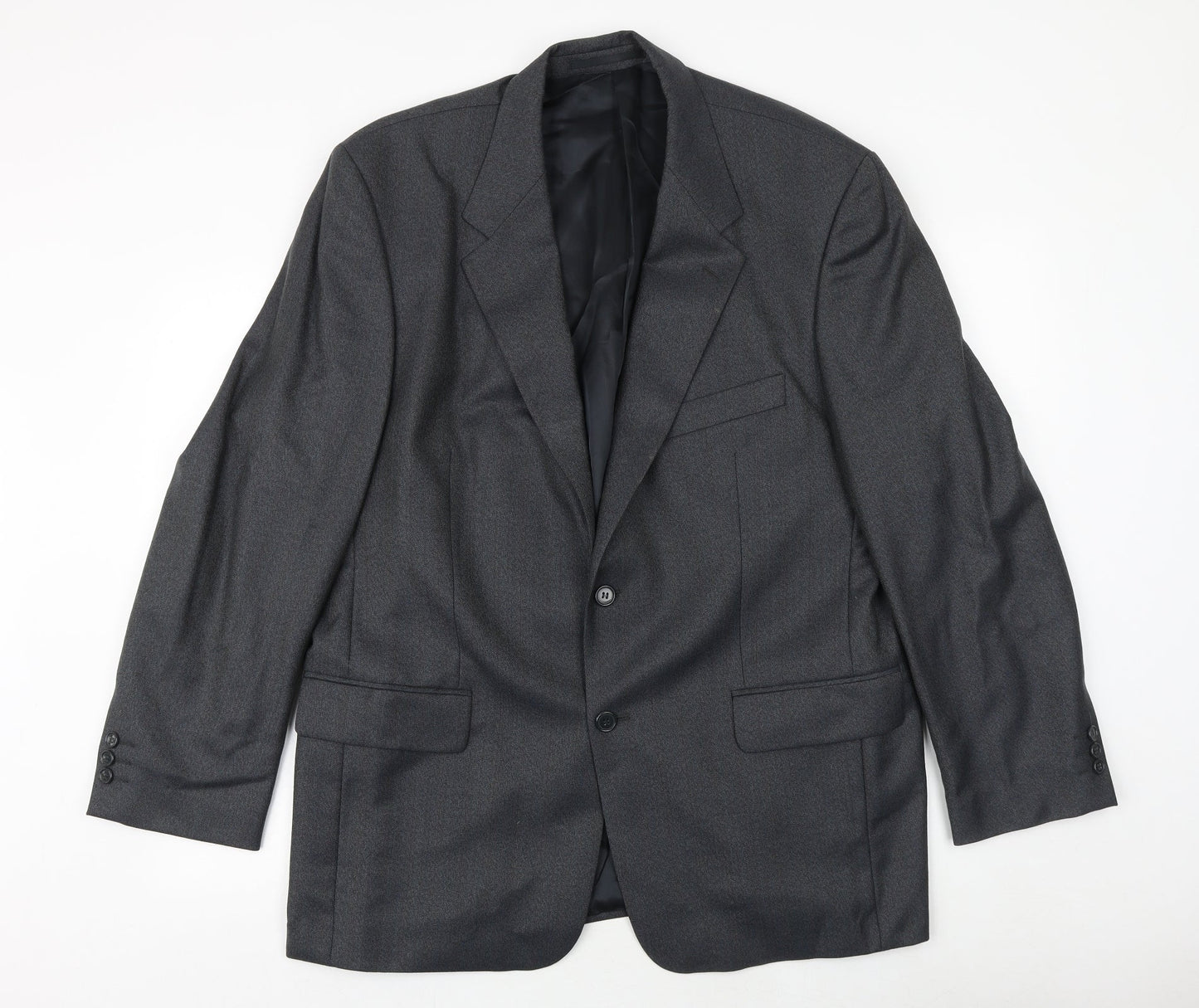 Wellington Mens Grey Wool Jacket Suit Jacket Size 44 Regular