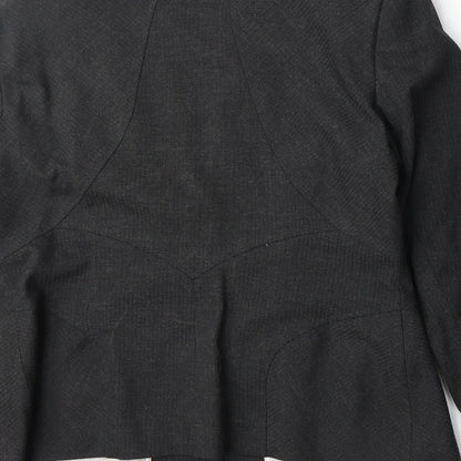 Next Womens Grey Polyester Jacket Suit Jacket Size 12