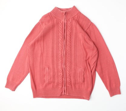 EWM Womens Red Jacket Size XS Zip