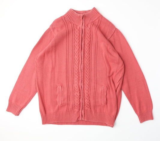 EWM Womens Red Jacket Size XS Zip
